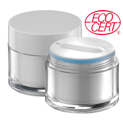 airless jar cosmetic promens ecocert quartz organic natural certification gets premiumbeautynews pcta