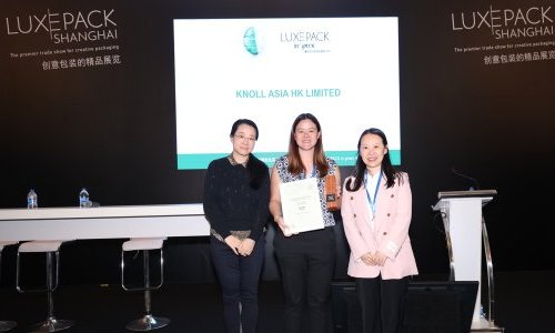 Knoll Packaging wins Best CSR Initiative at Shanghai LuxePack in Green Awards