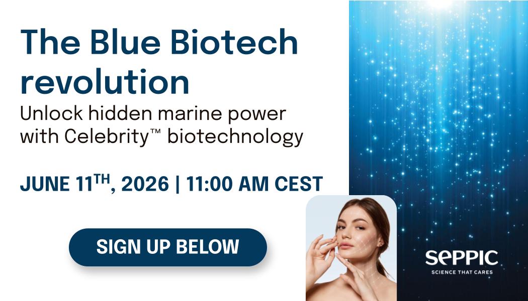 Unlock the hidden power of marine ingredients with Seppic's Celebrity biotechnology