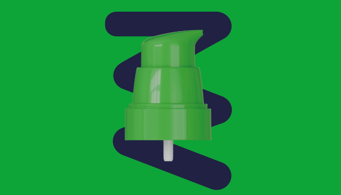 FREE, la pompe sans métal de Lumson pour flacons atmosphériques ou airless