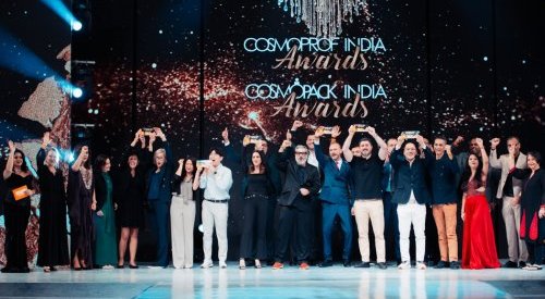 Cosmoprof and Beautystream award India's top beauty innovation in Mumbai