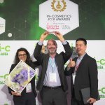 The Spotlight On Formulation Gold Award went to Solabia Group for Serenibiome (Photo: in-cosmetics Asia)
