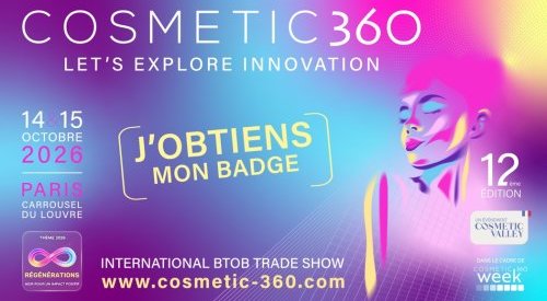Le salon Cosmetic 360 dévoile sa thématique 2026 « Régénérations »