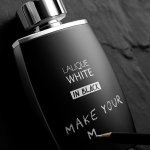 Pochet: A customisable glass bottle for Lalique's White in Black (Photo: Courtesy of Lalique)