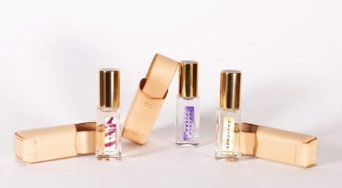 Verescence creates refillable travel-size glass bottles for Marcelle Dormoy