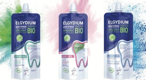 Arcade Beauty développe une poche souple de la gamme bio d'Elgydium