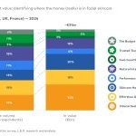 Beyond the “clinical” segment, other options may prove to be growth drivers for facial skin care brands (Source: L.E.K. Consulting)
