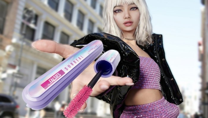 Maybelline mêle réel et virtuel pour le mascara Falsies Surreal Extensions