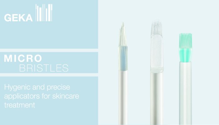 Geka's microbristle applicators, the innovative response to skinimalism