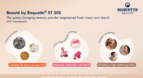 A game-changing sensory powder derived from waxy corn starch