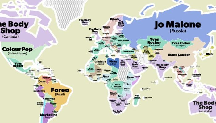 Yves Rocher and The Body Shop are the most searched beauty brands on the web