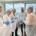 From left to right: Maria Kirillos Sauda Tranchesi, Student, Ângela de Fatima Ricardo Balduci, Student, Olinda Carvalho Rodrigues De Jesus, Student, Marcus Alves, Technical Product Manager, IMCD and Renata Rossi, Laboratory Supervisor, Roquette (Photo: IMCD)