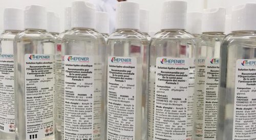 Thépenier Pharma & Cosmetics a lancé la production de lotions hydroalcooliques