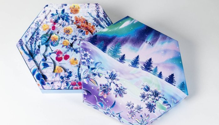 Lumene : Un calendrier de l'avent 100% carton par Van Genechten et Metsä Board