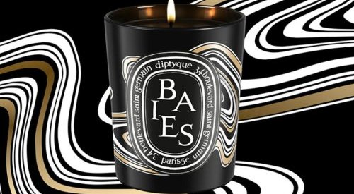 PRAD once again decorates diptyque's collector candle Baies