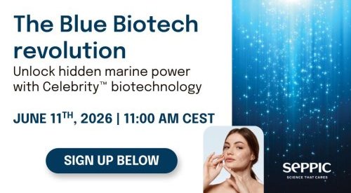 Unlock the hidden power of marine ingredients with Seppic's Celebrity biotechnology