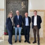 De gauche à droite : Samantha Mane, Sébastien Rodriguez, David Morenon et Bertrand Boulin (Photo : Mane)