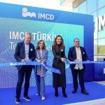 From left to right : John Robinson, Global Director IMCD Pharmaceuticals and Executive Committee member, Aylin Zakuto, Managing Director IMCD Türkiye, Irene Cantos, Global Director IMCD Beauty & Personal Care, Zafer Erkanlı, Finance and Operations Director IMCD Türkiye (Photo: IMCD)