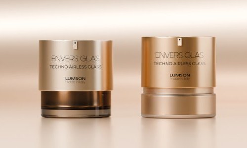 A new look for Envers Glas, Lumson's iconic airless glass jar