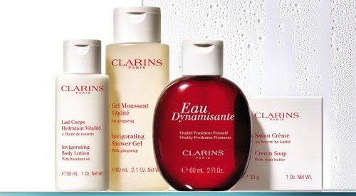Groupe GM relance la ligne de produits d'accueil Clarins en mode durable