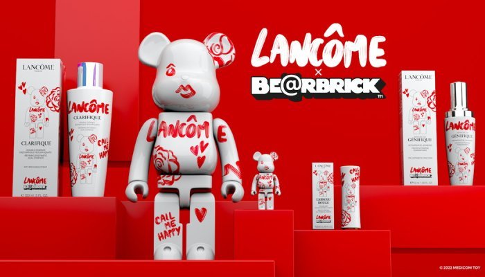 Lancôme confie à Bronson le design de sa collaboration avec Bearbrick en Chine
