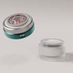 Nuon peut intégrer plusieurs technologies dans ses capots, mises au service de la formule cosmétique contenue dans le pot. Dans cet exemple, le capot est équipé de LED, de billes massantes et de micro-courants. (Photo : Nuon)