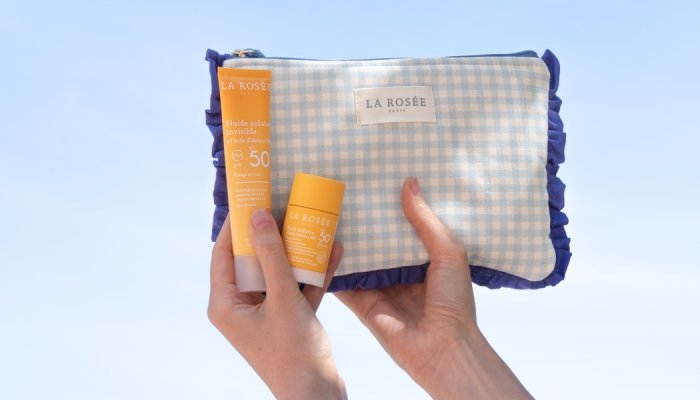 ACT Beauty creates an insulated pouch and a cotton tote bag for La Rosée