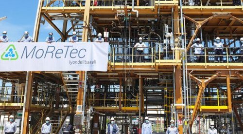 LyondellBasell démarre son installation pilote de recyclage moléculaire