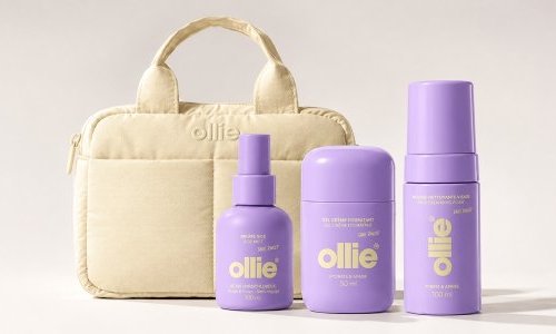 ACT Beauty designs the toiletry bag for the launch of Ollie