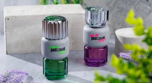 Wheaton crafts decorated glass bottles for Just Cavalli's “Give Me Magic” line