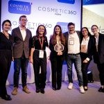 Presentation of the “Testing & Analysis” Award to Brain Impact (Photo: Sylvain Bachelot, Olivier Bonnet / Cosmetic 360)