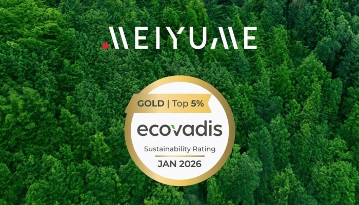 Meiyume reinforces commitment to sustainability with EcoVadis Gold rating