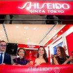 Shiseido's first standalone store was inaugurated by Ms. Tamannaah Bhatia, the first-ever brand ambassador in India for the brand's skincare range along with Ms. Nicole Tan, President & CEO Shiseido Asia Pacific, Mr. Nicolas Baudonnet, Vice President Fragrance and Cosmetics division, Shiseido Asia Pacific and Ms. Kadambari Lakhani, Director, Baccarose Perfumes & Beauty Products Pvt. Ltd. (Photo: Baccarose)