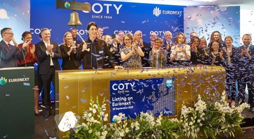 Le groupe américain Coty désormais coté à la bourse de Paris