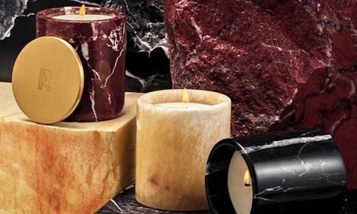 TNT Group : trois écrins d'exception en marbre pour les bougies Rabanne