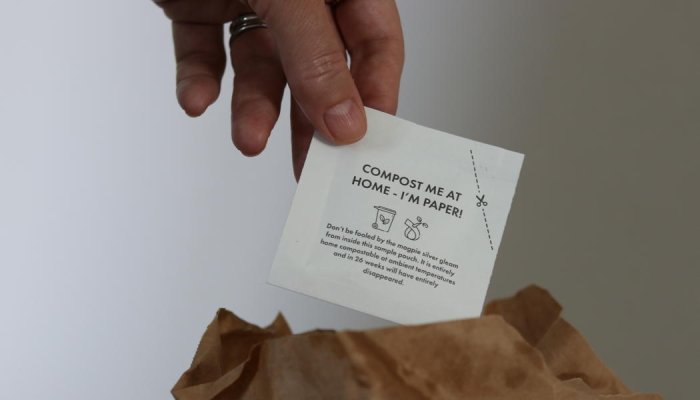 Proverb Skin moves to eco-friendly packaging with compostable paper pouches