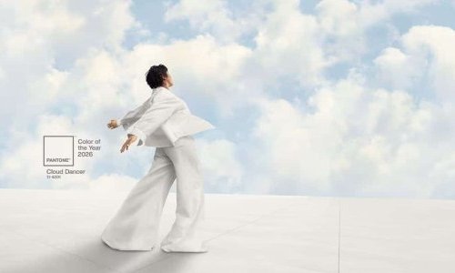 Pantone choisit Cloud Dancer, un blanc vaporeux, comme couleur de l'année 2026