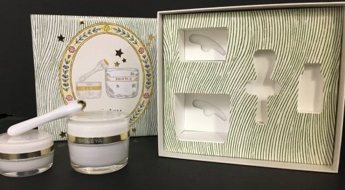 Doro Packaging: 100% cardboard inserts for Sisley's holiday gift boxes