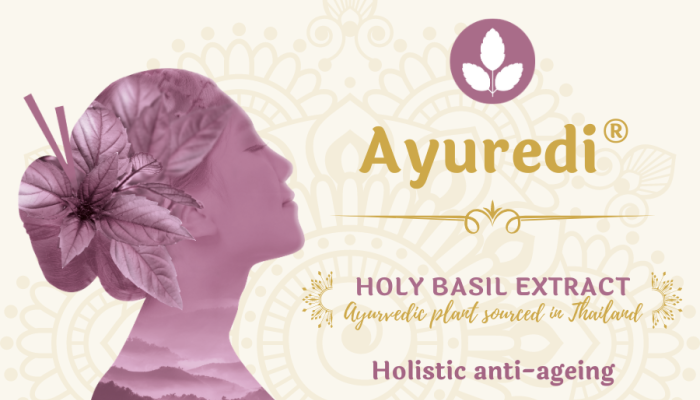 Ayuredi, from an ayurvedic plant to a holistic anti-ageing active ingredient