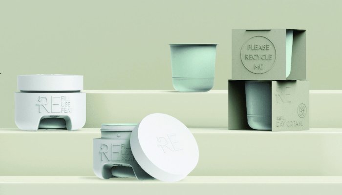 Fasten présente un pot rechargeable mono-matériau pour soins de la peau