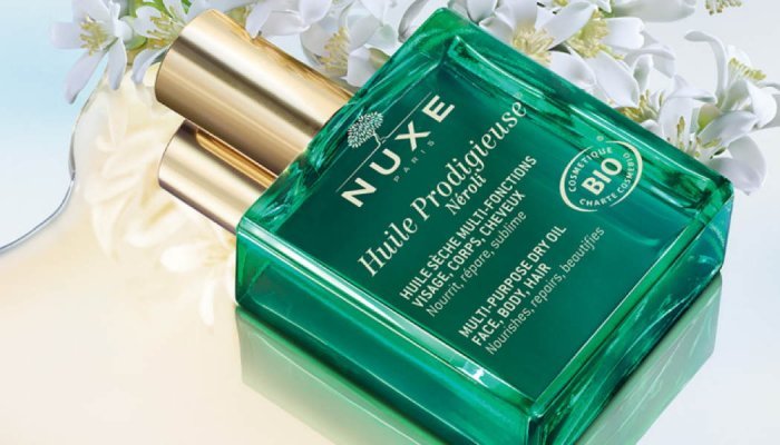 Nuxe selects Aptar's Oil'Mist spray pump for their Huile Prodigieuse Neroli
