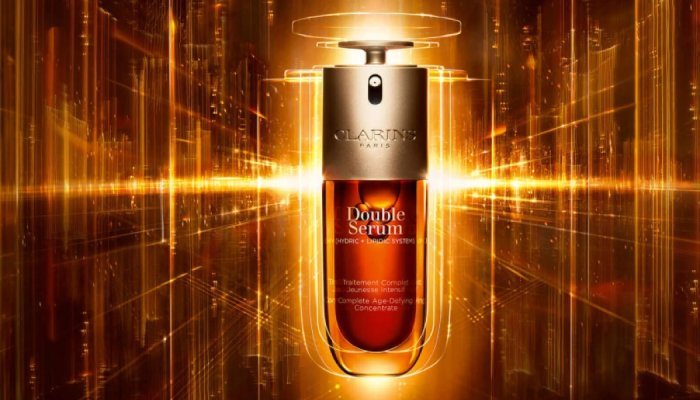 Aptar creates a custom case for the 9th generation of Clarins Double Serum