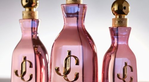 Prad brings a translucent metallic touch to Jimmy Choo's new women's fragrance