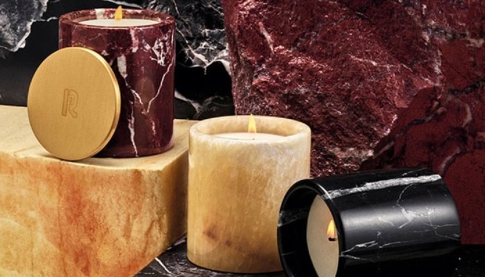 TNT Group : trois écrins d'exception en marbre pour les bougies Rabanne