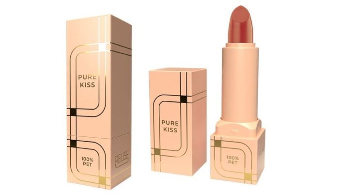 Albéa Pure Kiss : un rouge à lèvres 100% PET, recyclable et rechargeable