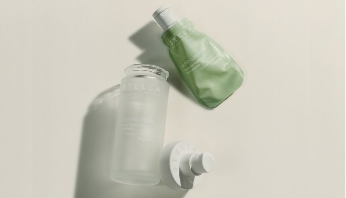Des airless rechargeables en verre entièrement repensés pour Stella McCartney