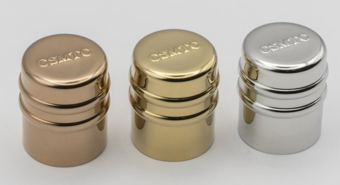 Cosmotec unveils 95% recycled steel fragrance caps