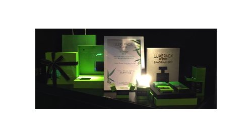 Metsä Board skincare gift box wins the Luxe Pack Shanghai 2017 in green Award