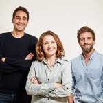 Priscille Charton, avec Julien Callède et Marin Susac, co-fondateurs d'Eclo