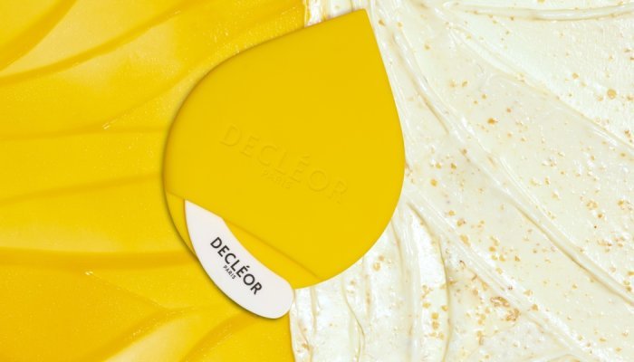 Cosmogen: a 2-in-1 golden yellow spatula for Decléor